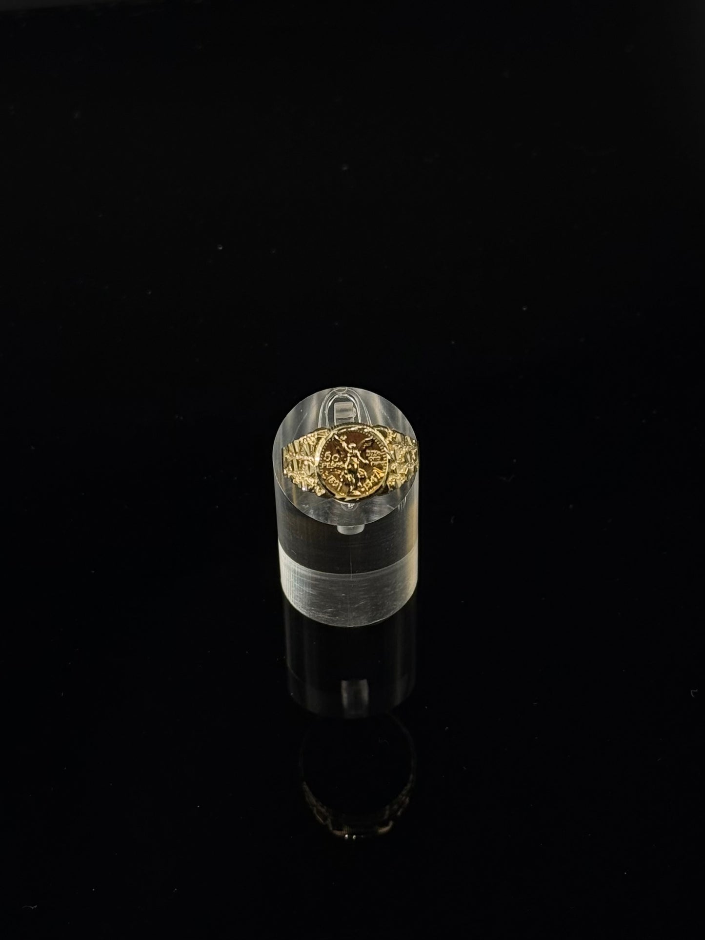 10K Gold Centenario Ring – Size 12