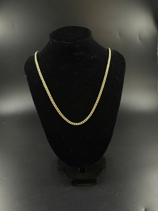 10k Gold Miami Cuban Chain 3mm 22 in