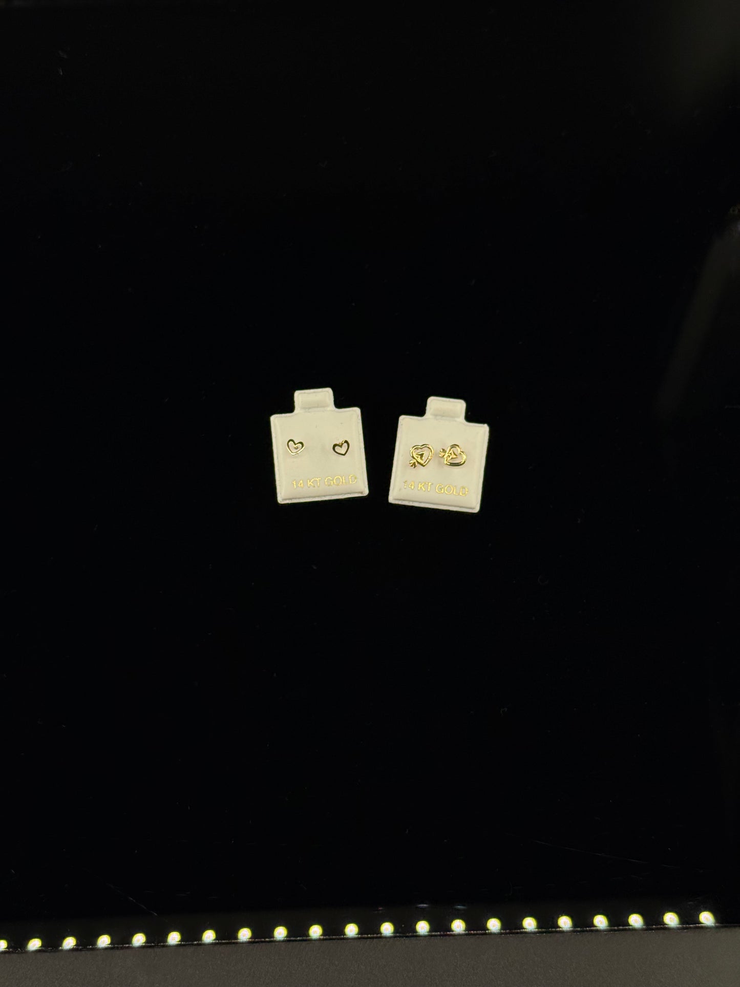14K Gold Stud Earrings