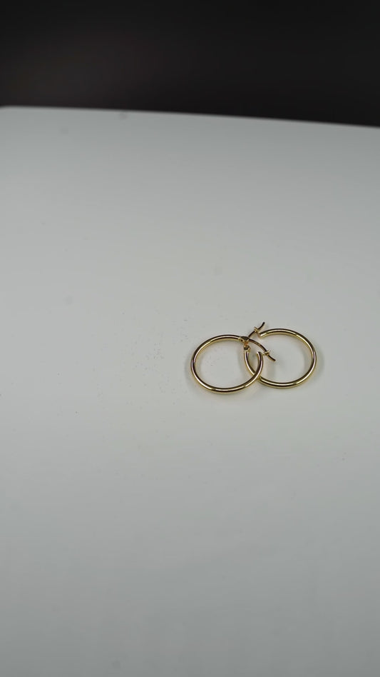 10K Gold Hoop Earrings